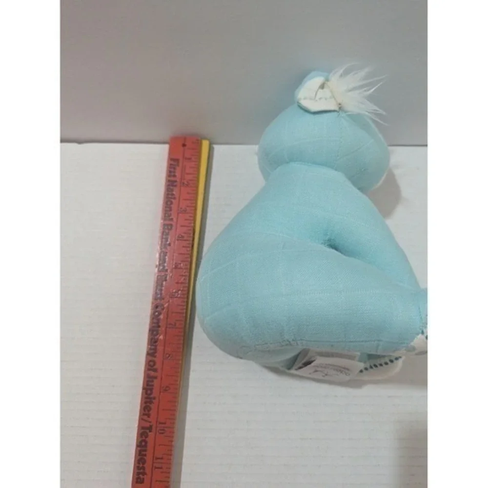 Aden + Anais Koala Plush Stuffed Animal Aqua Blue Quilted 9‎ inch